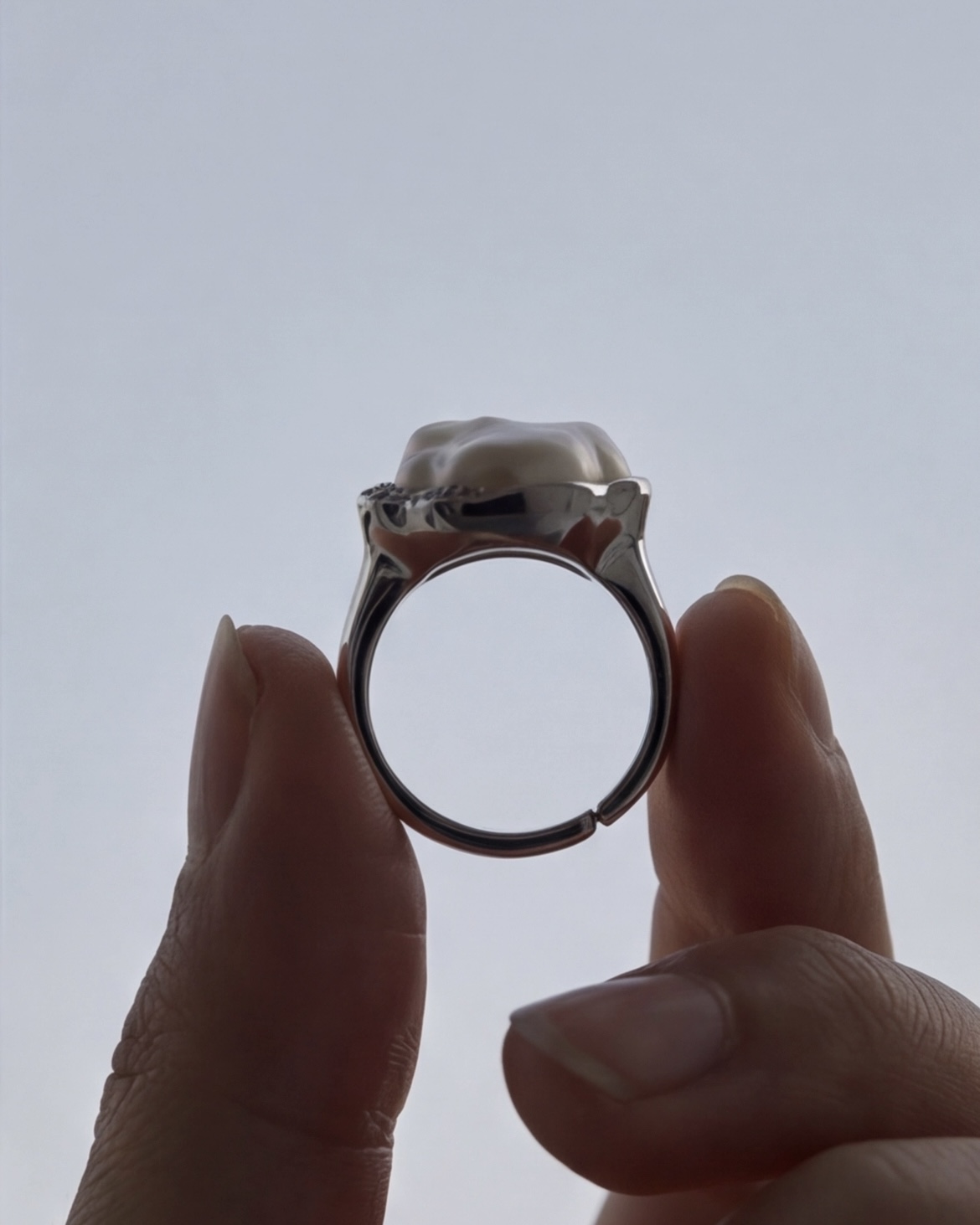 The Ivory Cloud Ring - Silhouette