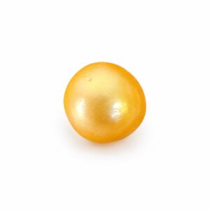 5.125 carat golden South Sea pearl, 9.1mm oval, A quality, natural undyed colour - Pure Pearls