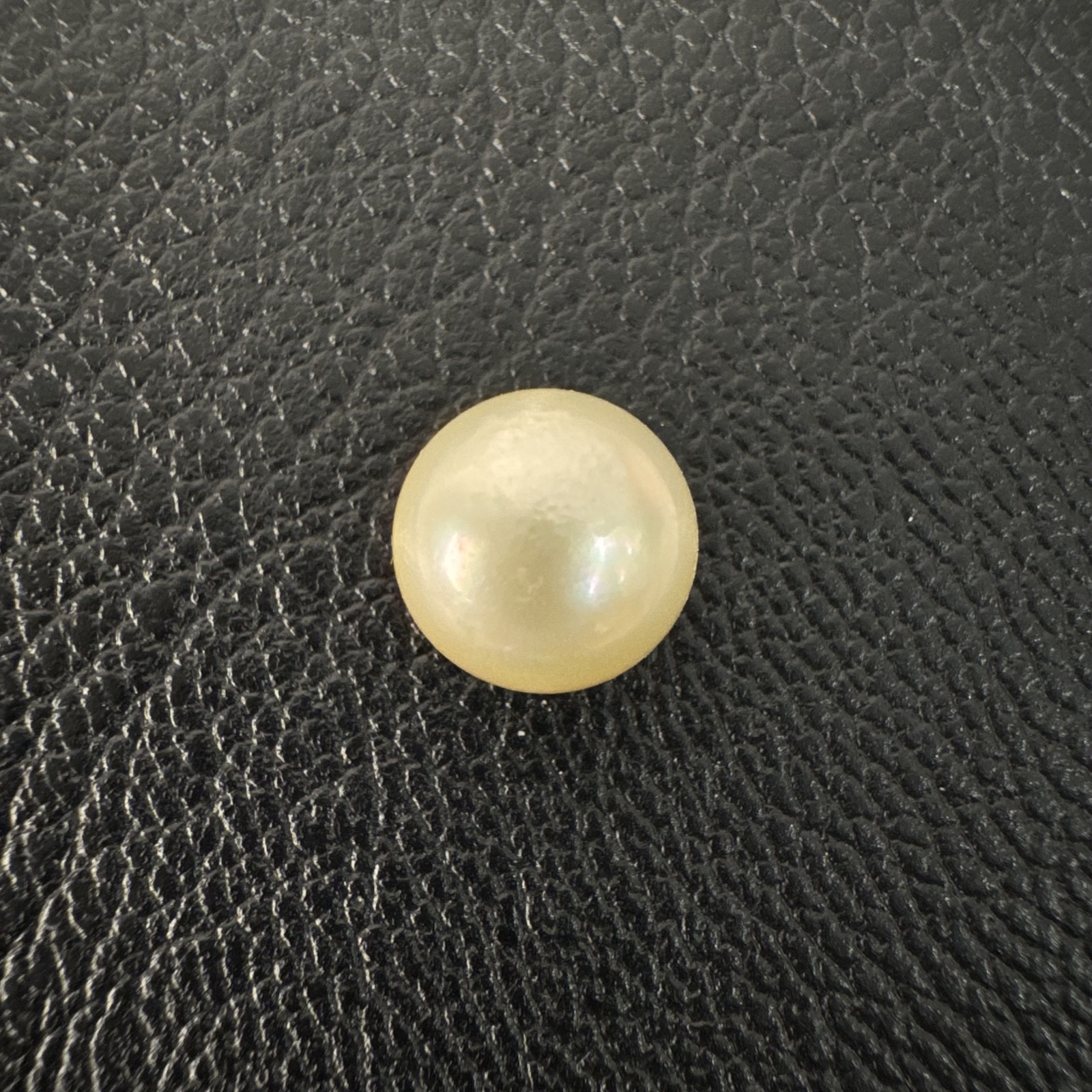 6.04 carat golden South Sea pearl, 9.5mm round, AAA quality - Pure Pearls