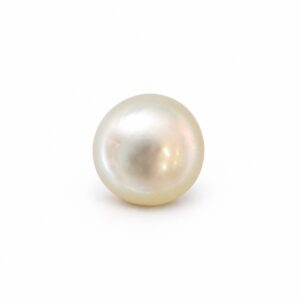 6.71 carat white South Sea pearl, 9.8mm round, AAA quality, undrilled - Pure Pearls