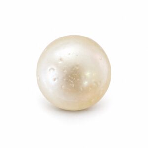 10.94 carat white South Sea pearl, 11.4mm round, AAA quality, undrilled - Pure Pearls