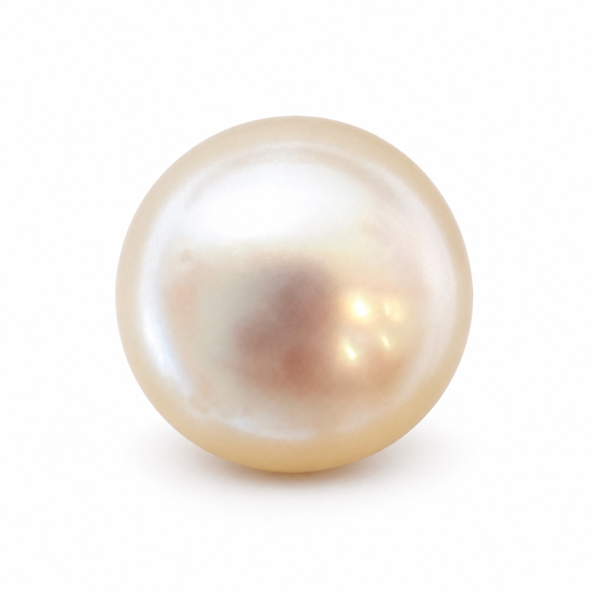21.25 carat white South Sea pearl, 15.2mm round, AAA quality, undrilled - Pure Pearls